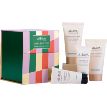 AHAVA Dare to Glow Refresh & Hydrate Express set cadou corp si fata - imagine 2